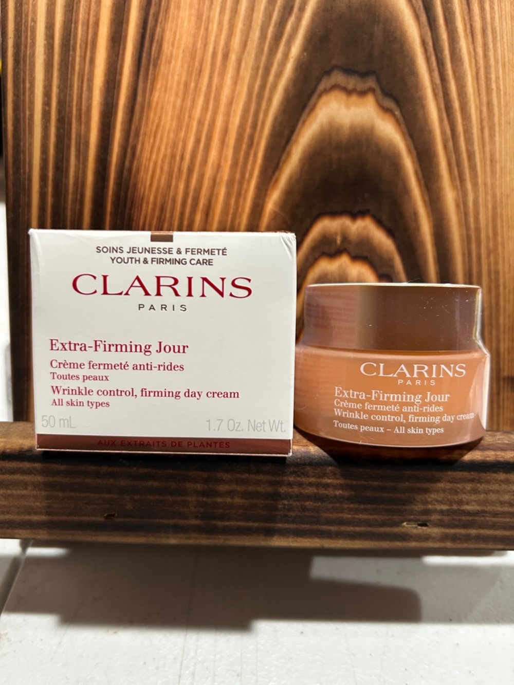 Clarins Extra-Firming Jour Moisturizer - White & Brown